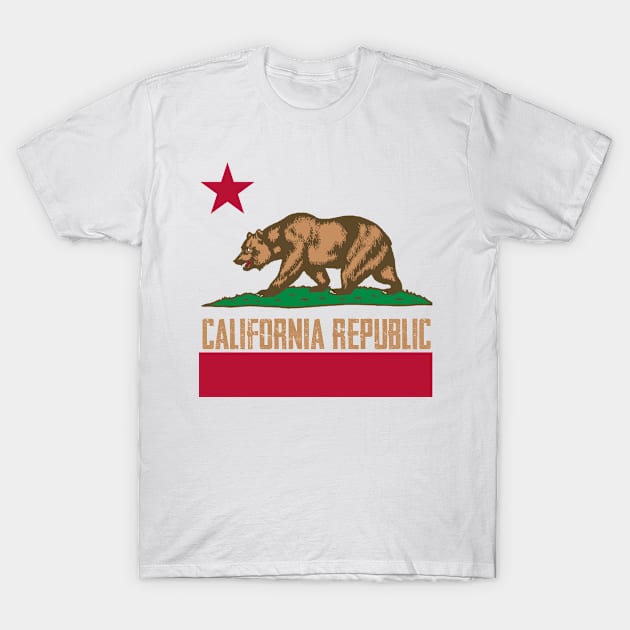 California Republic T-Shirt by Dynasty Arts